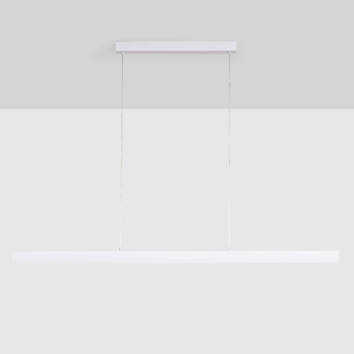Lámpara Colgante Lineal LED 42W Aluminio Blanco Seleccionable Iluminación Doble Cara Funky Zapp
