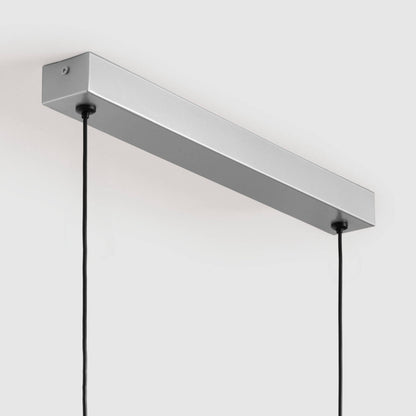 Lámpara Colgante Lineal LED 42W Aluminio Blanco Seleccionable Iluminación Doble Cara Funky Zapp