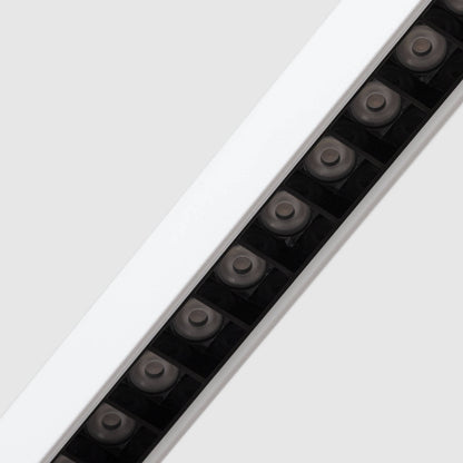 Lámpara Colgante Lineal LED 42W Aluminio Blanco Seleccionable Iluminación Doble Cara Funky Zapp