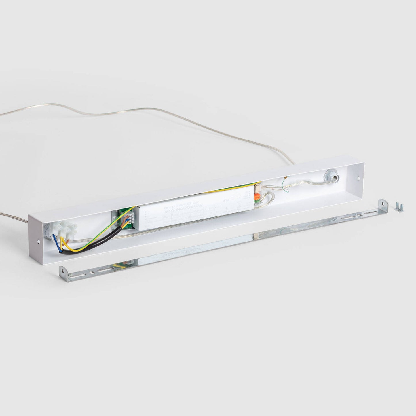 Lámpara Colgante Lineal LED 42W Aluminio Blanco Seleccionable Iluminación Doble Cara Funky Zapp