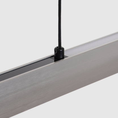Lámpara Colgante Lineal LED 42W Aluminio Blanco Seleccionable Iluminación Doble Cara Funky Zapp