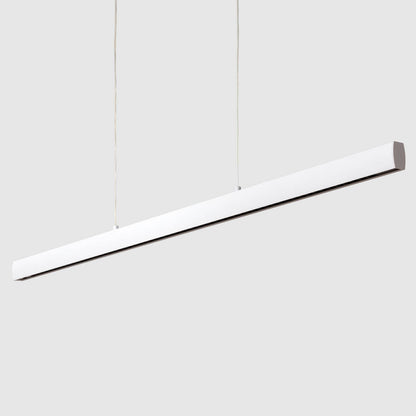 Lámpara Colgante Lineal LED 42W Aluminio Blanco Seleccionable Iluminación Doble Cara Funky Zapp