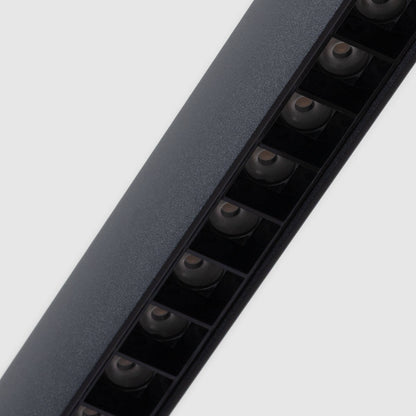 Lámpara Colgante Lineal LED 42W Aluminio Blanco Seleccionable Iluminación Doble Cara Funky Zapp