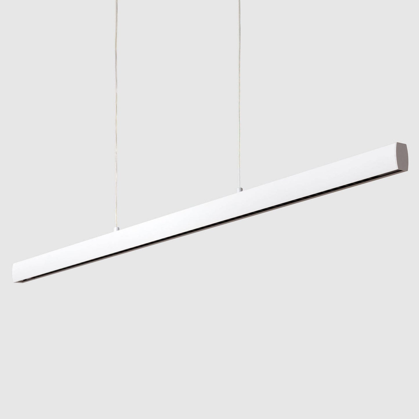 Lámpara Colgante Lineal LED 42W Aluminio Blanco Seleccionable Iluminación Doble Cara Funky Zapp