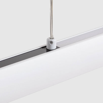 Lámpara Colgante Lineal LED 42W Aluminio Blanco Seleccionable Iluminación Doble Cara Funky Zapp