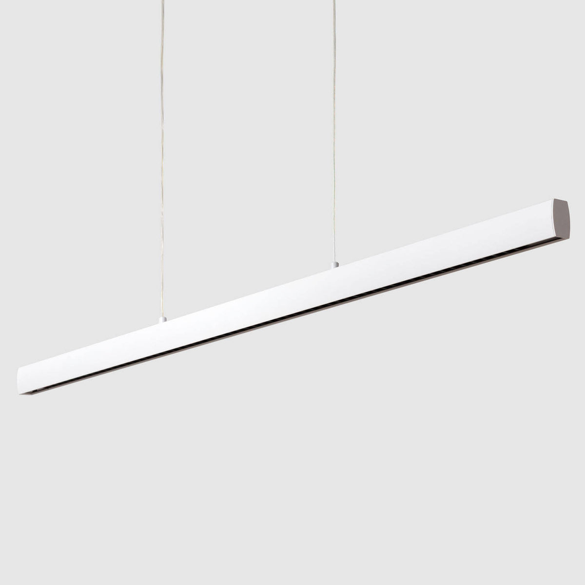 Lámpara Colgante Lineal LED 42W Aluminio Blanco Seleccionable Iluminación Doble Cara Funky Zapp