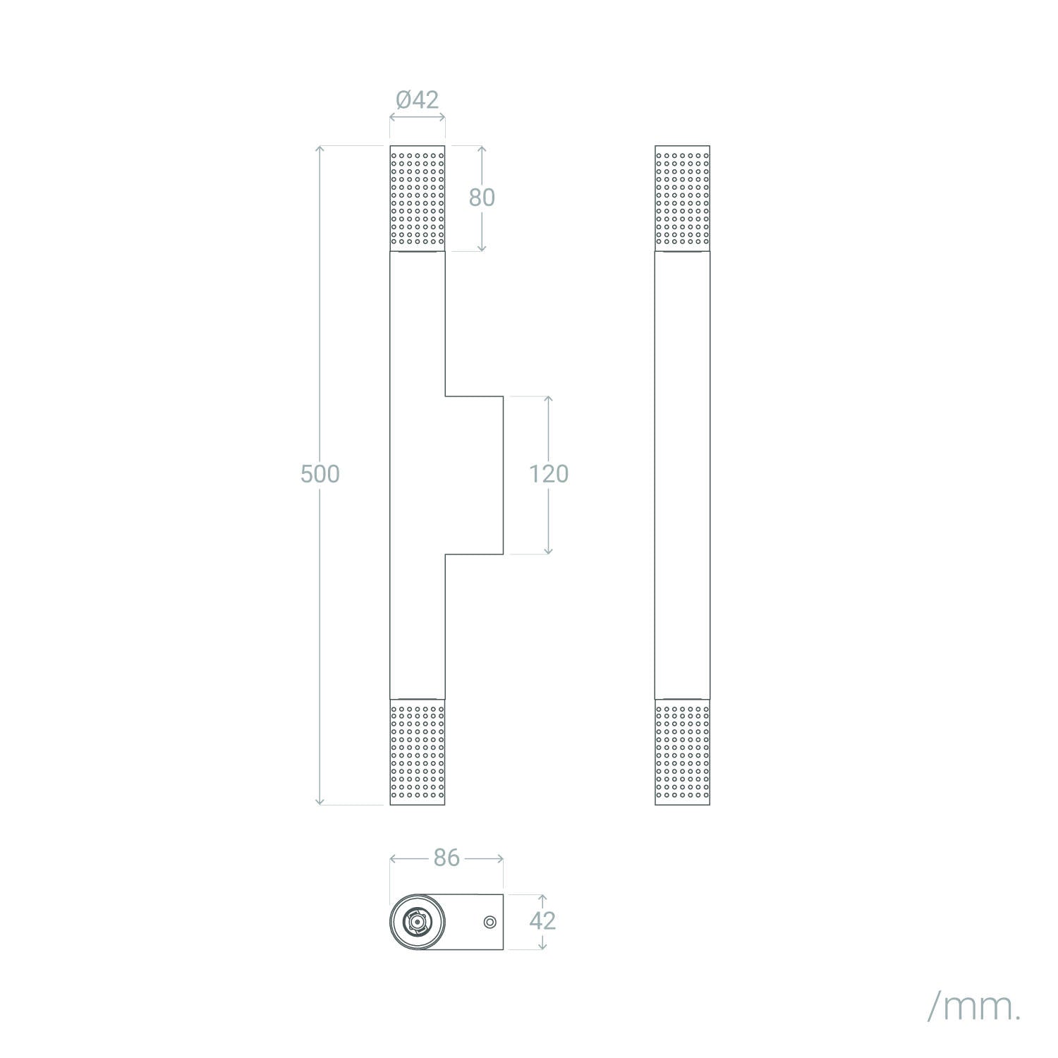 Aplique de Pared Cemento Dinska Duo