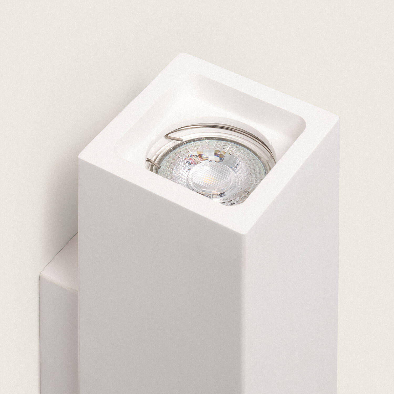 Aplique de Pared Yeso Iluminación Doble Cara Amatista