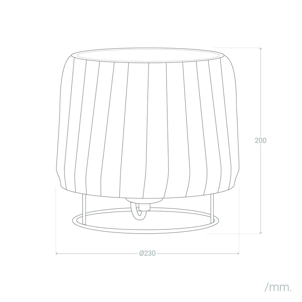 Lámpara de Mesa de Ratán Gondia
