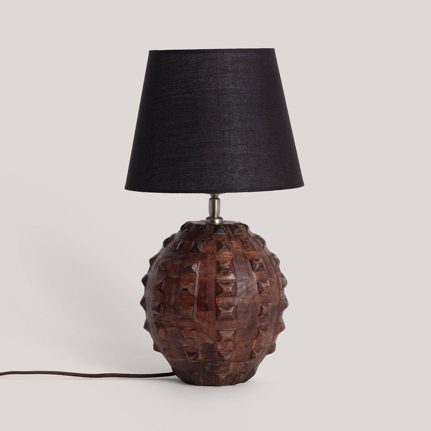 Lámpara de Mesa Madera Samesh II ILUZZIA