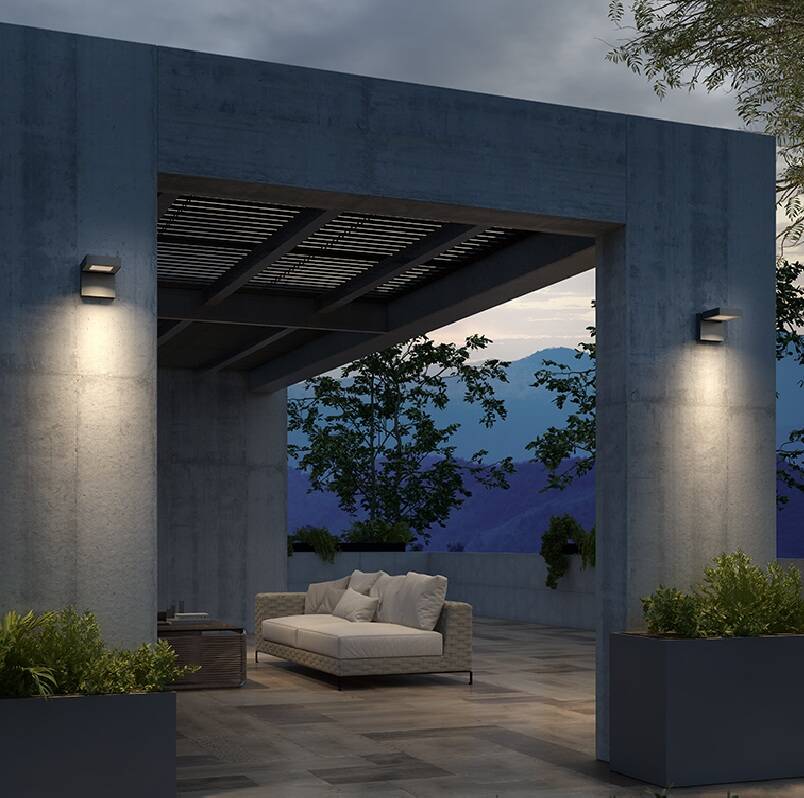 Aplique LED Modis Opal Single 13.2W Gris urbano CASAMBI LEDS-C4 05-E062-Z5-XB