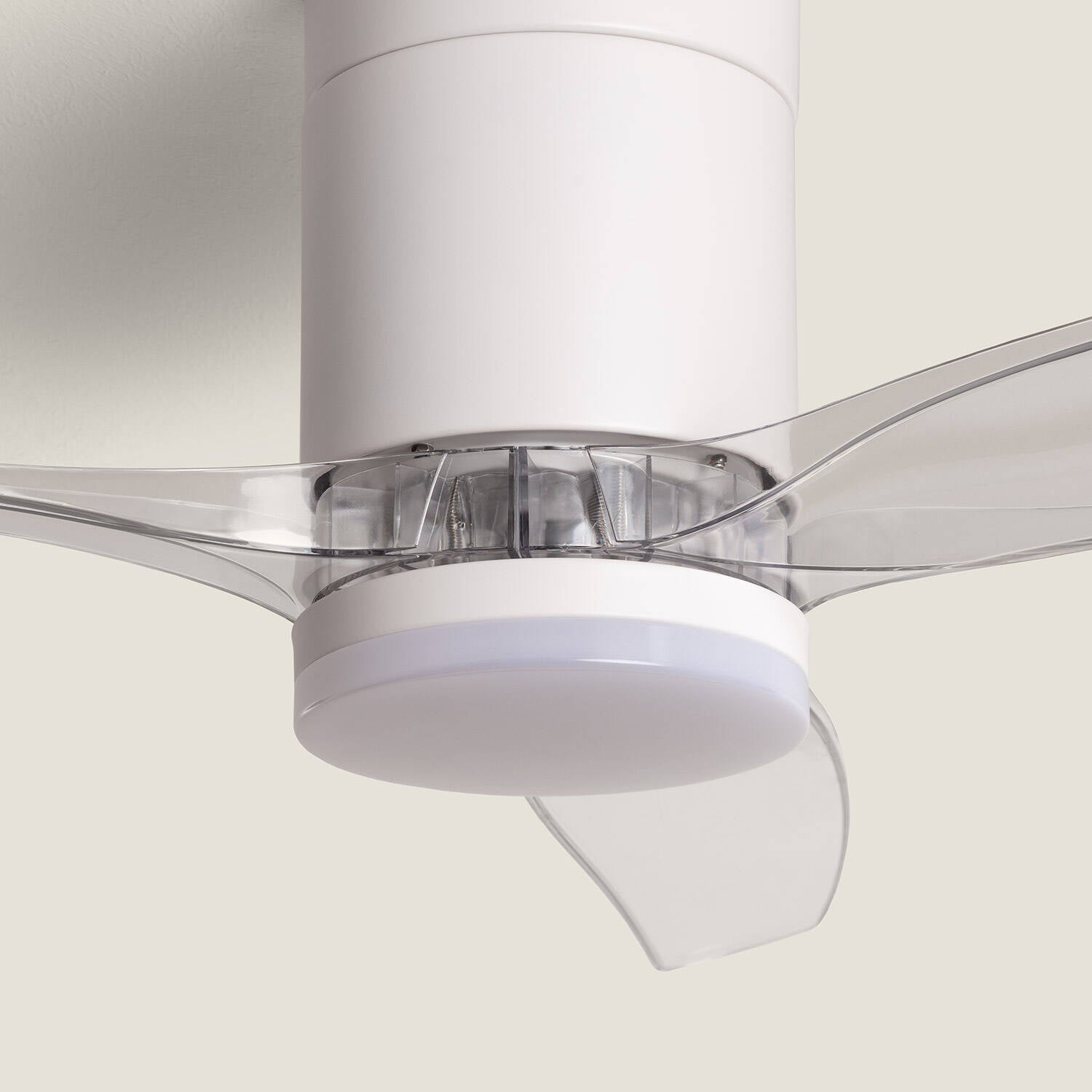 Ventilador de Techo Silencioso Angistri Blanco 132cm Motor DC