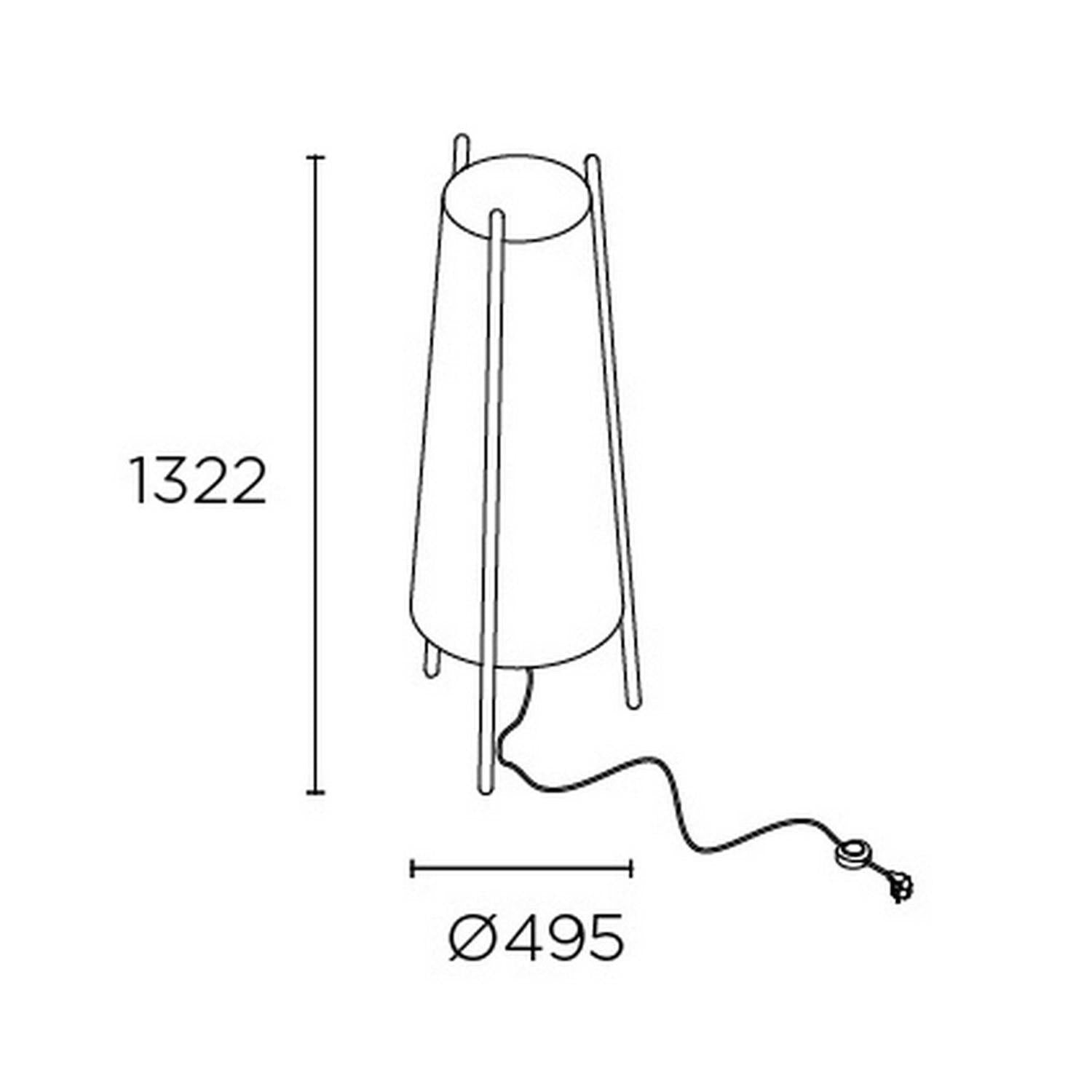 Lámpara de Pie Woody LEDS-C4 25-8106-14-14