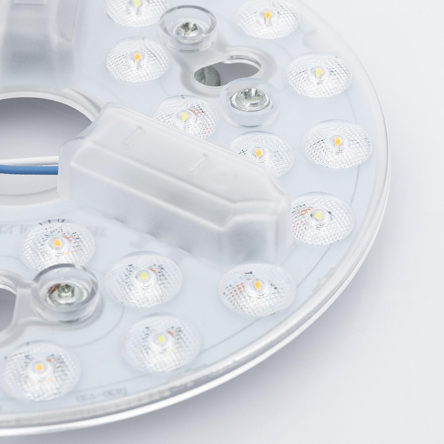 Repuesto Luz para Ventilador de Techo LED 15W 220V CCT Seleccionable PCB Ø135 mm con Iman