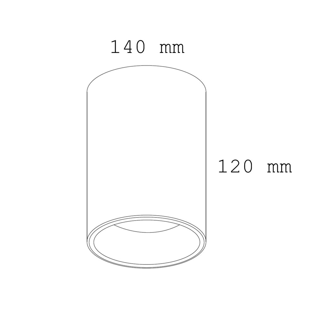 Aplique de Techo LED 20W Aluminio Syrah