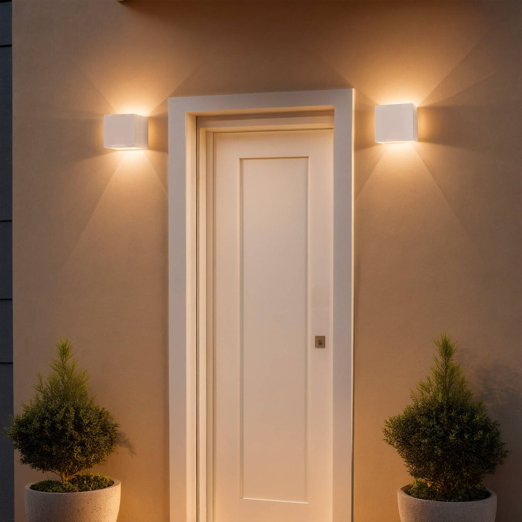 Aplique de Pared Exterior LED 6W Iluminación Doble Cara New Eros