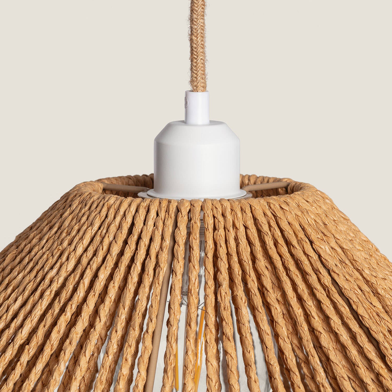 Lámpara Colgante Papel Trenzado Mikah Ø450