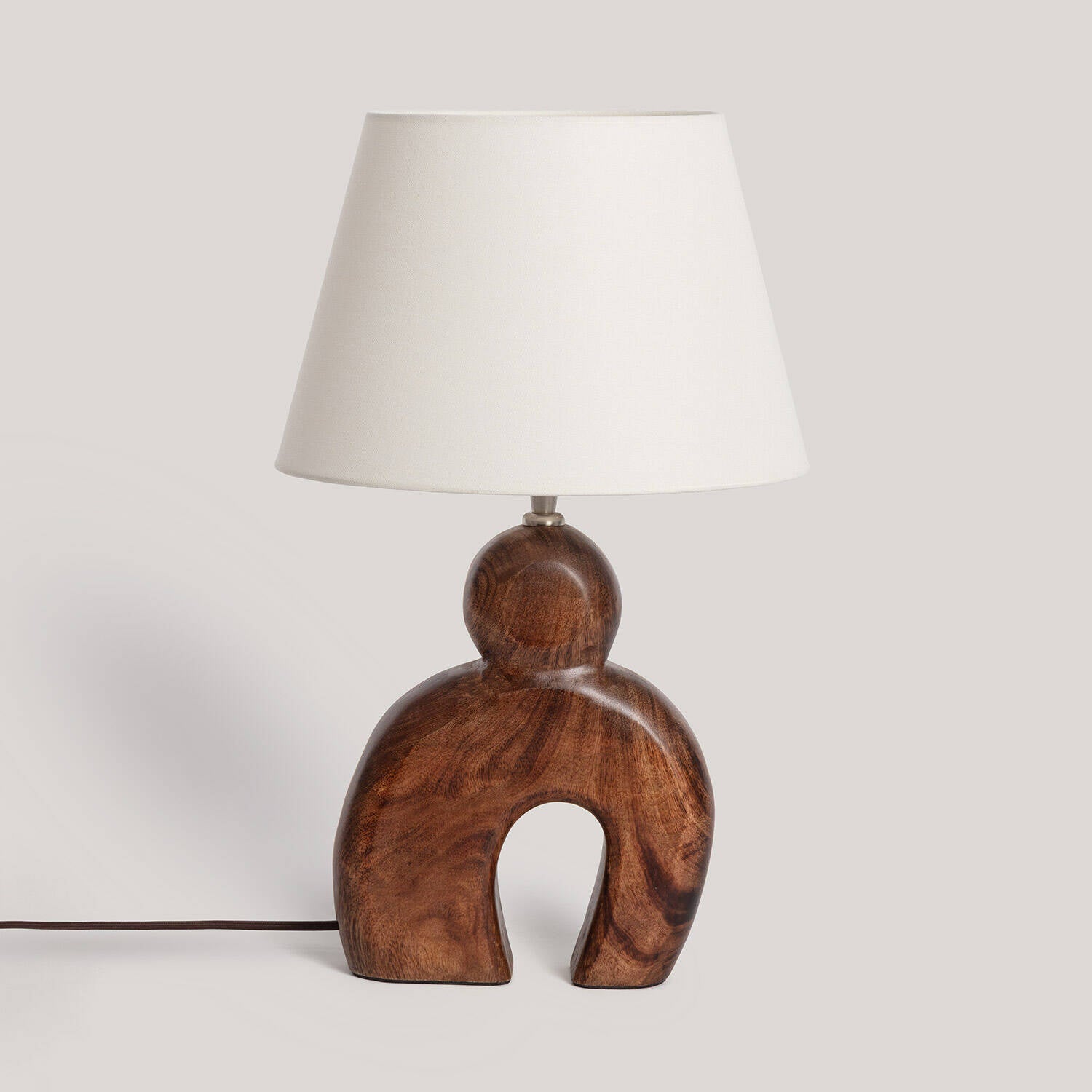 Lámpara de Mesa Madera Hunar II ILUZZIA