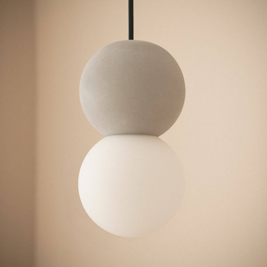Lámpara Colgante de Cemento Pearl Delya