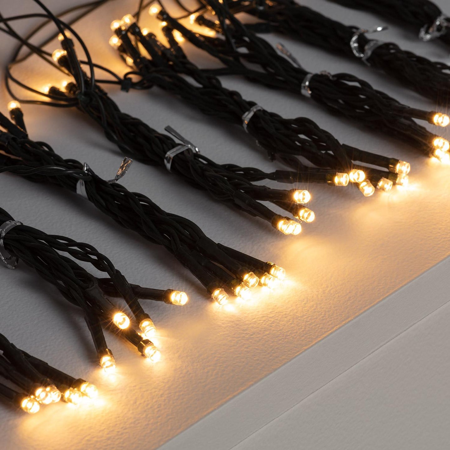 Cortina de Guirnaldas LED 3m Short Negro