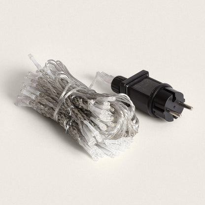 Cortina de Guirnaldas LED 3m Short Transparente