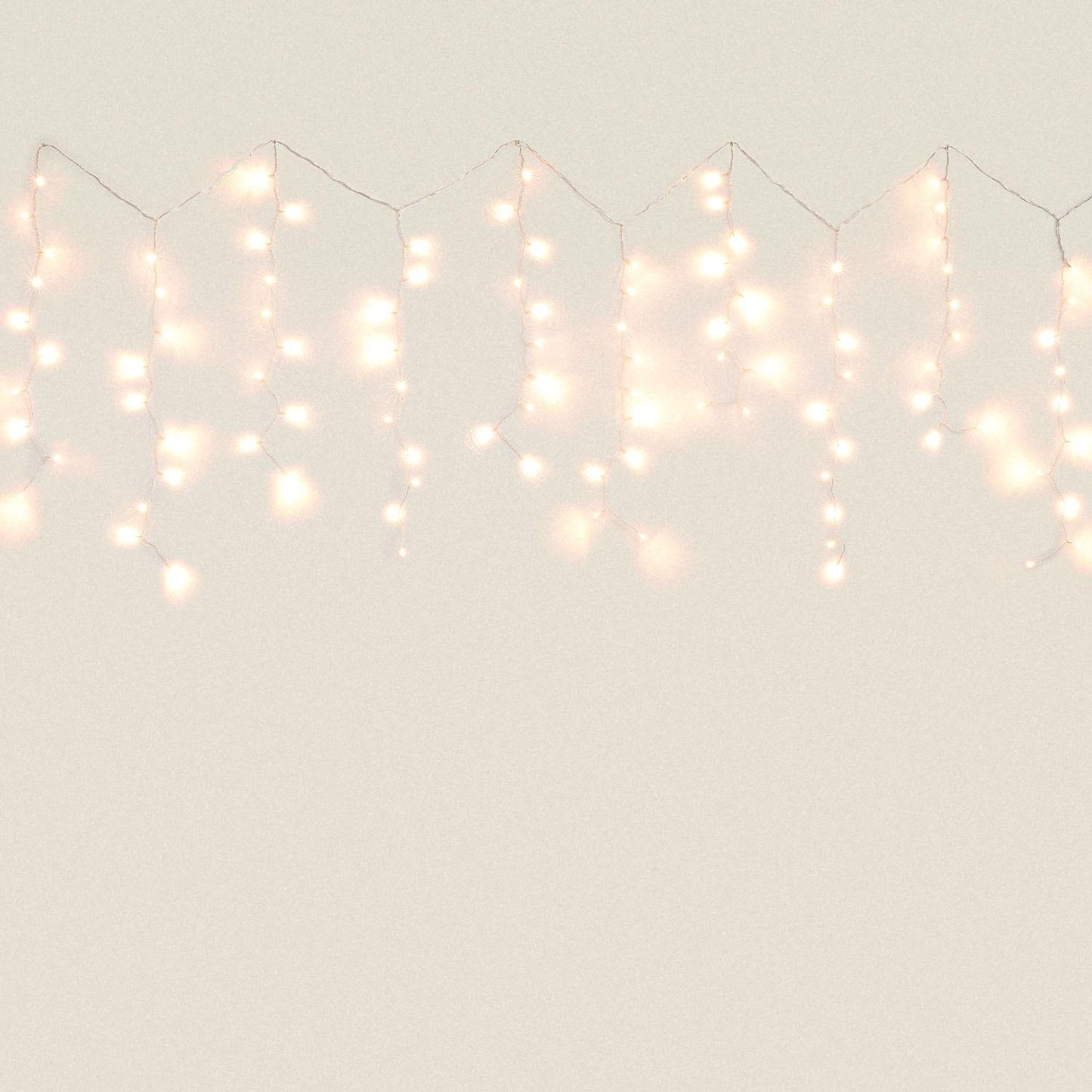 Cortina de Guirnaldas LED 3m Short Transparente
