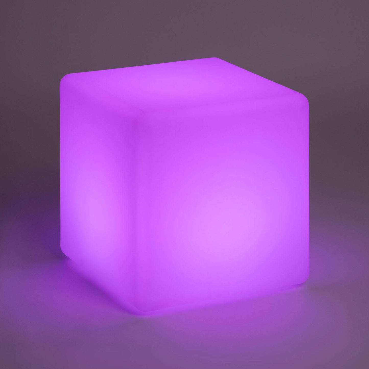 Cubo LED RGBW Recargable 40x40 cm