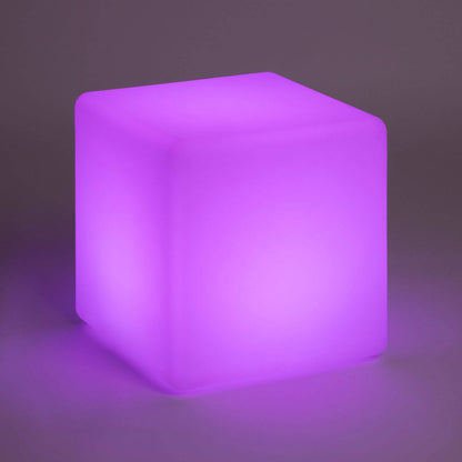 Cubo LED RGBW Recargable 40x40 cm
