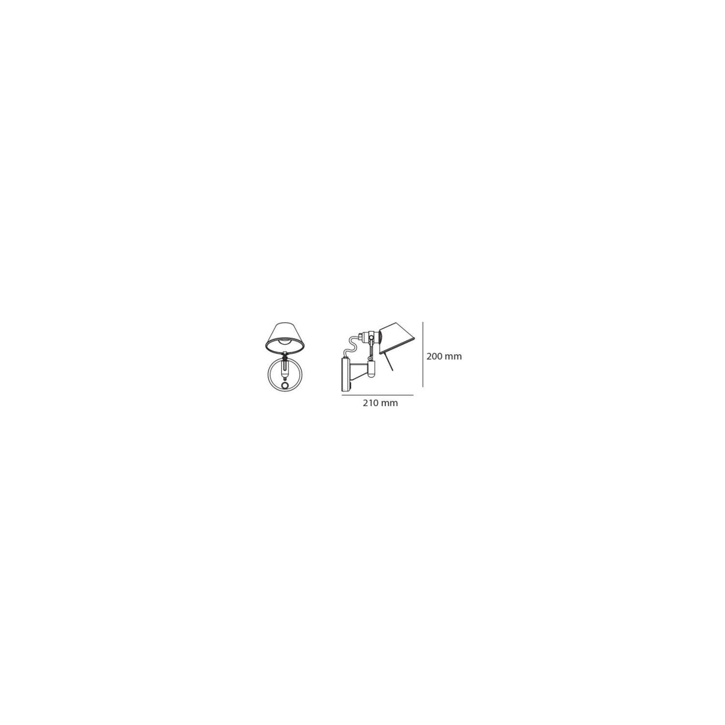Aplique Tolomeo Faretto Micro ARTEMIDE