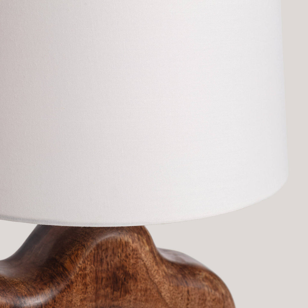 Lámpara de Mesa Madera Hunar I ILUZZIA