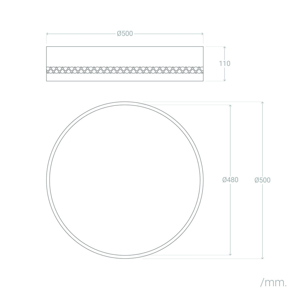 Plafón de Techo LED 40W Metal Walital L