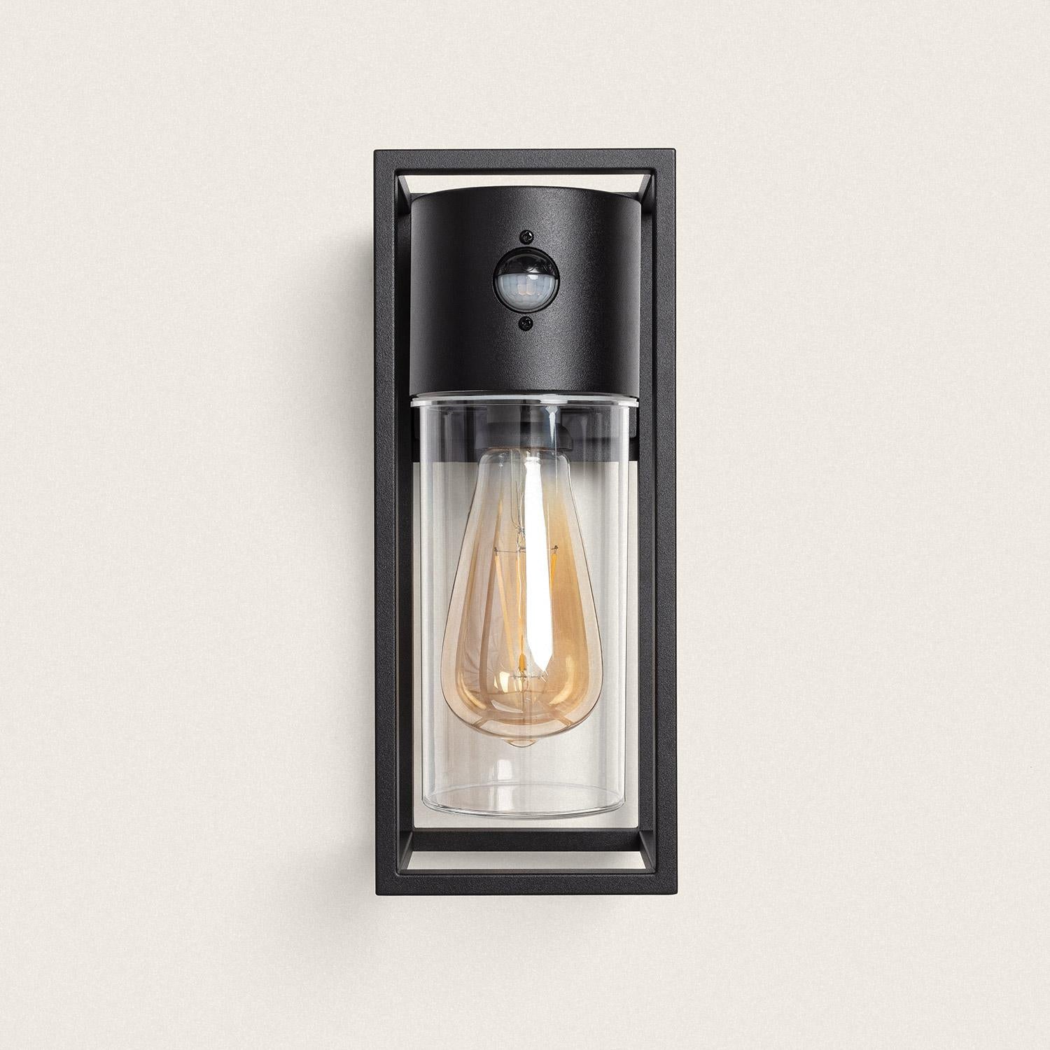 Aplique de Pared Exterior Aluminio con Detector de Movimiento Siawja