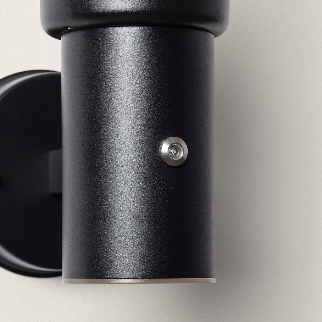 Aplique de Pared Exterior Acero Inoxidable con Sensor Crepuscular Optic