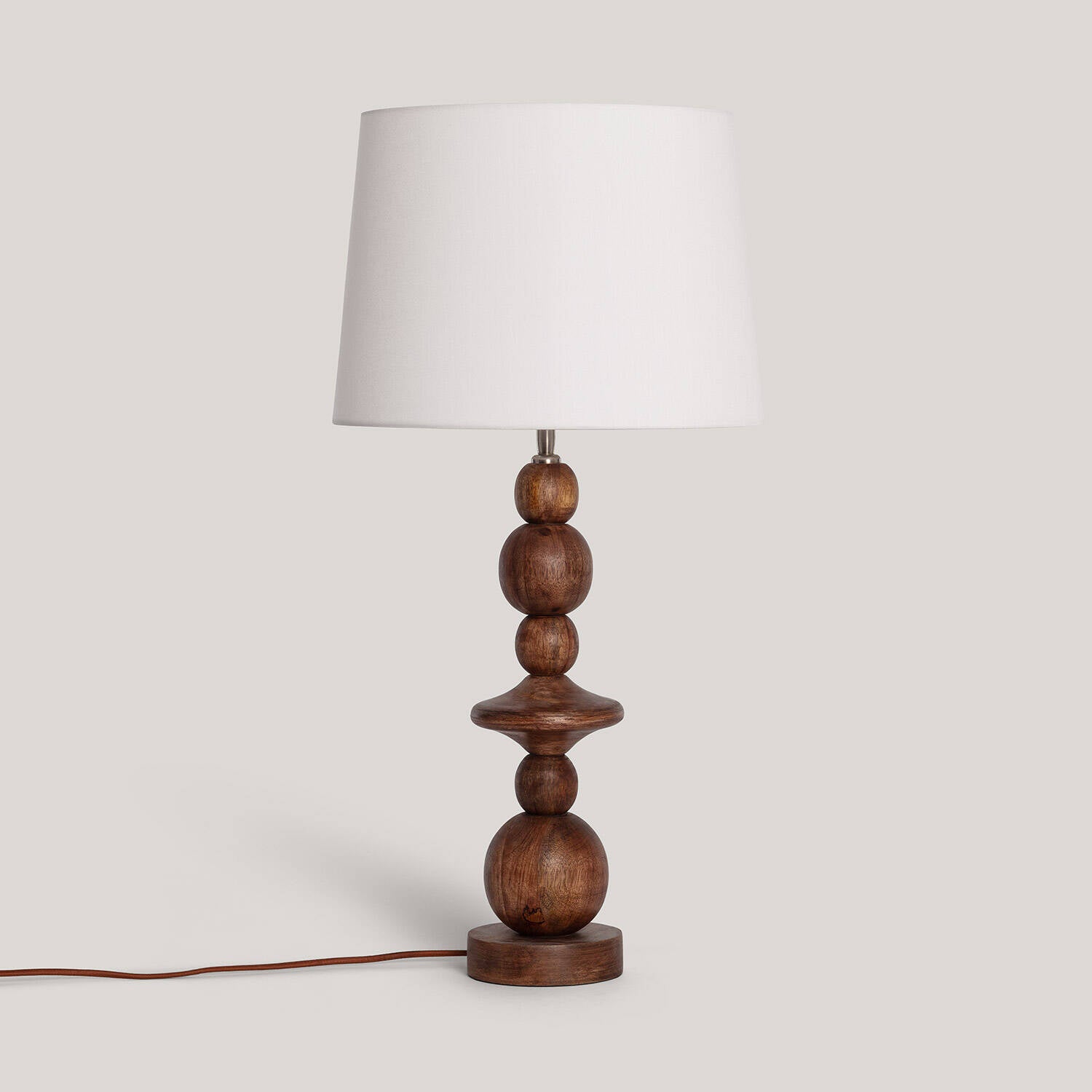 Lámpara de Mesa Madera Tanish ILUZZIA