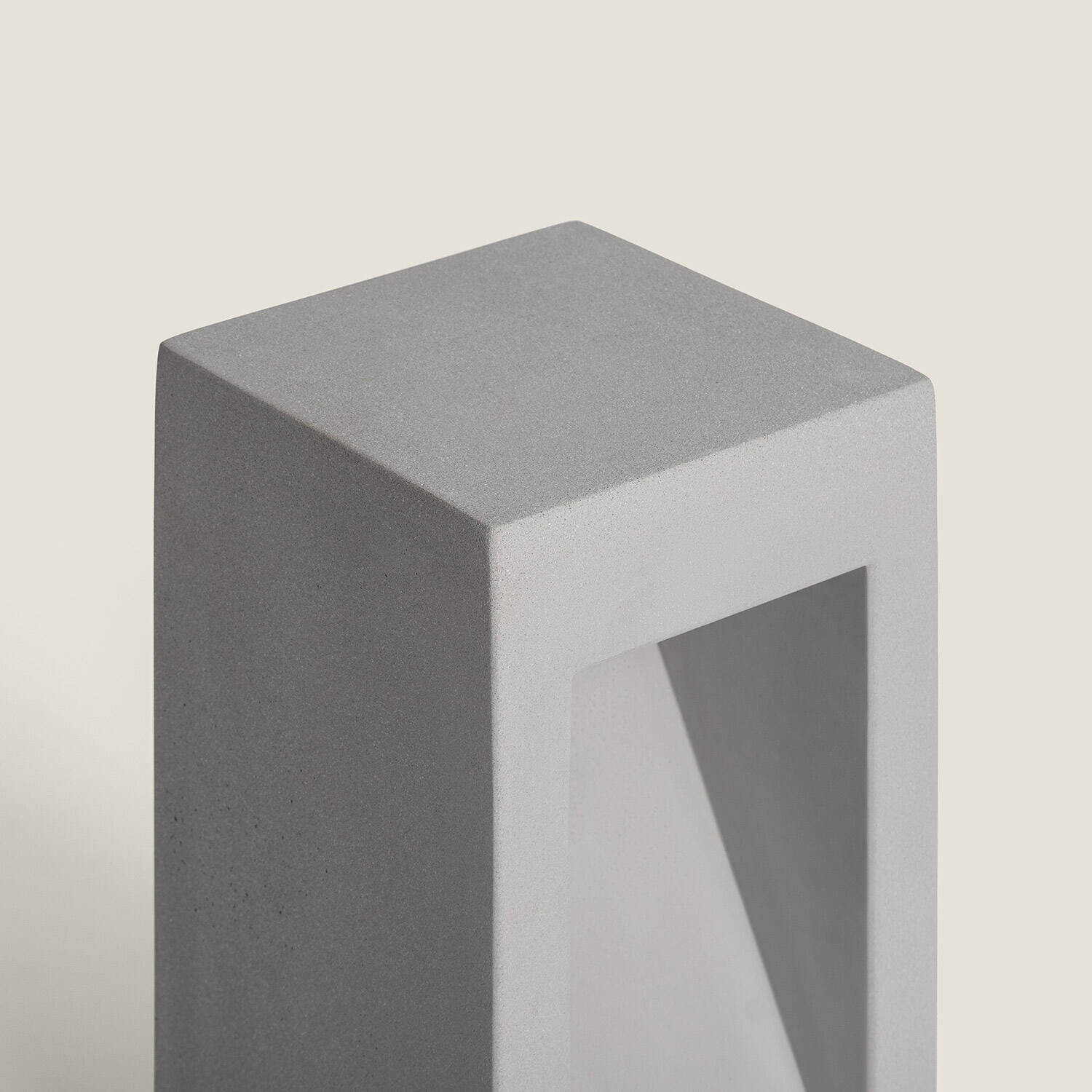 Baliza Exterior LED Regulable 6W Cemento Lumixa 27 cm