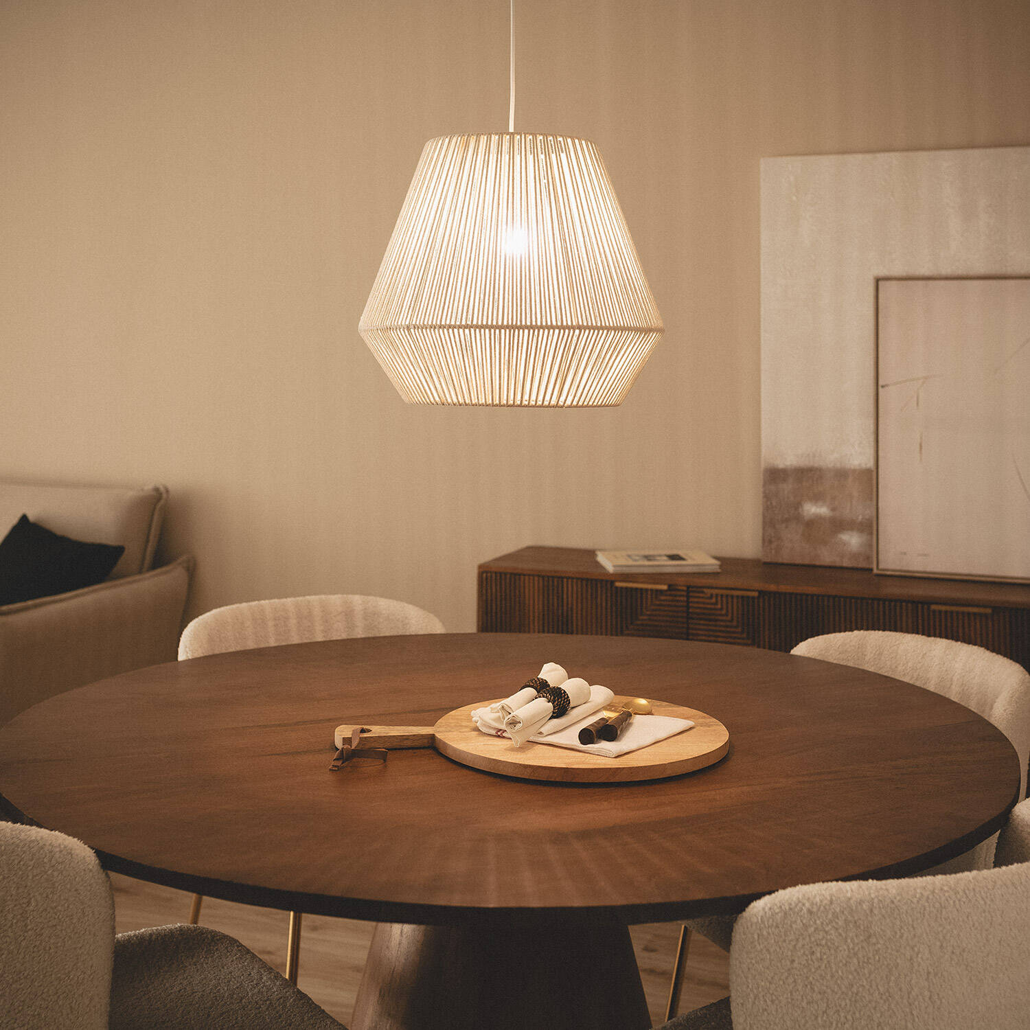 Lámpara Colgante Cuerda Bris Diantha