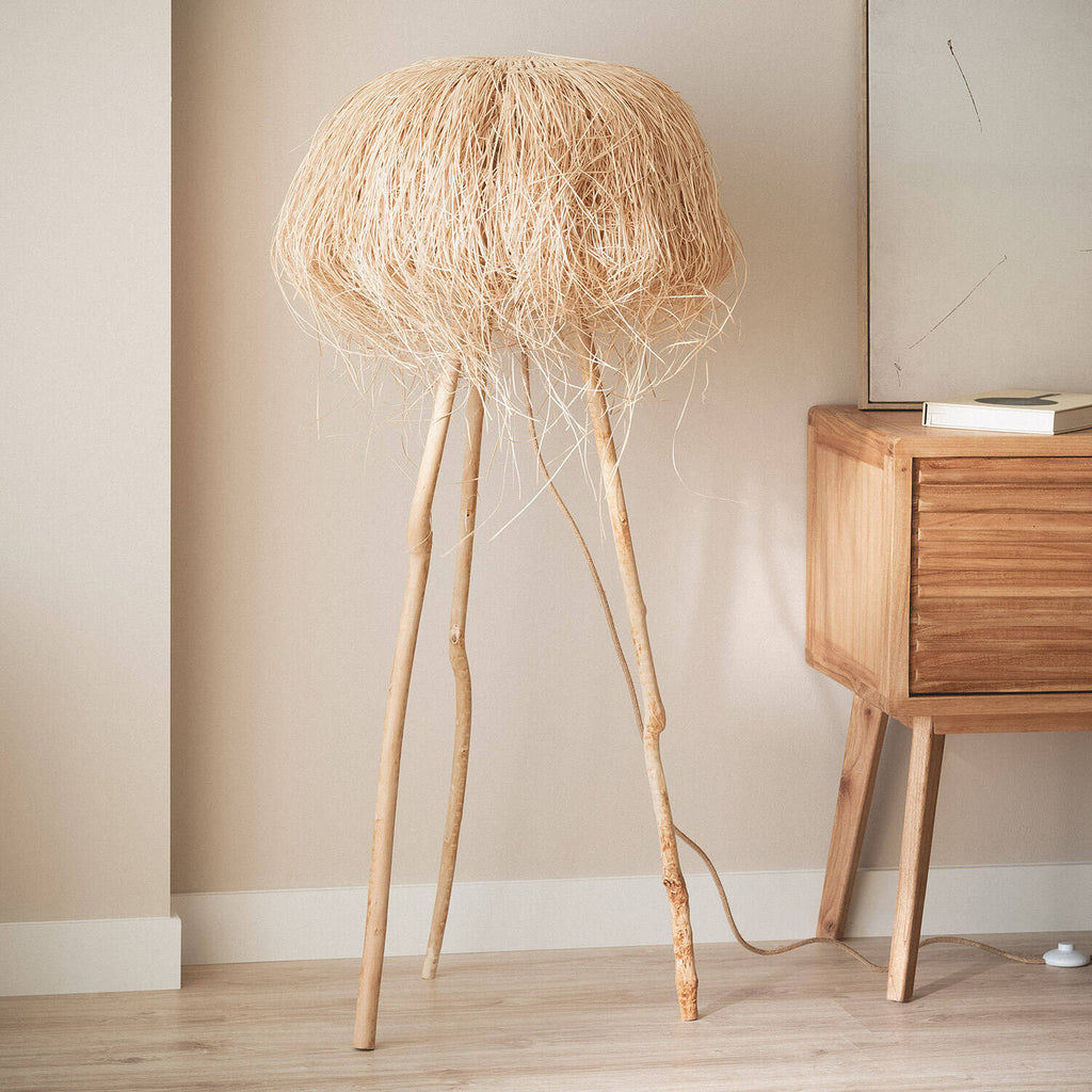 Lámpara de Pie Ratán Lasje