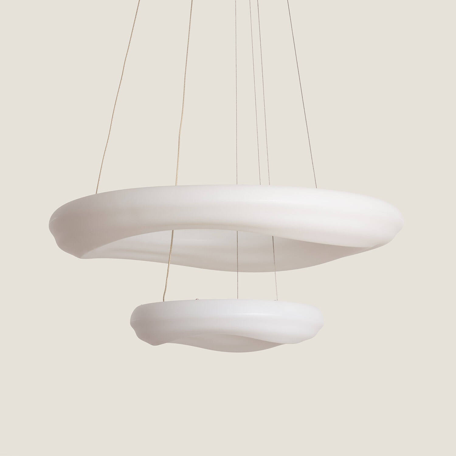 Lámpara Colgante LED 72W Metal Ø550 mm Kate Duo