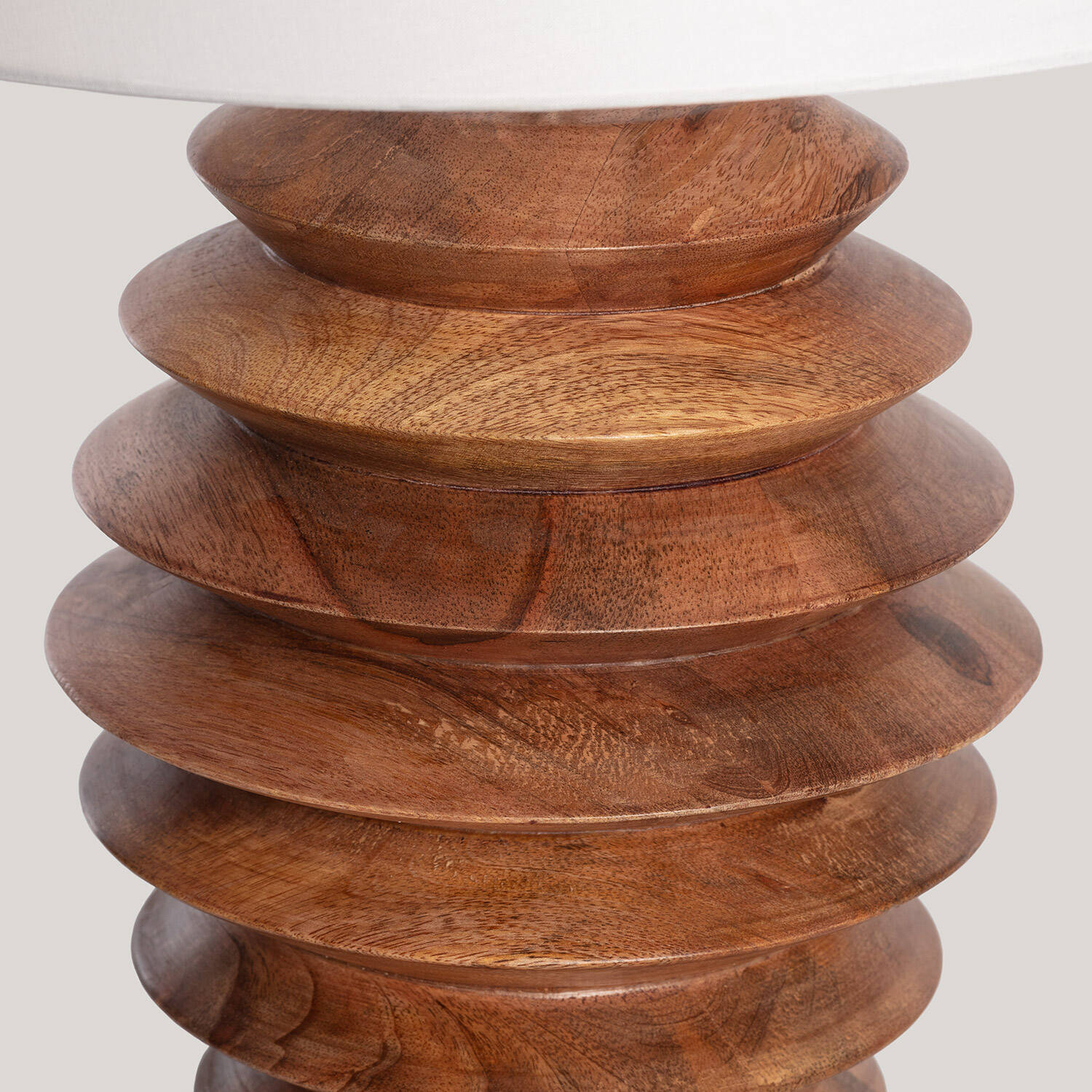 Lámpara de Mesa Madera Vihaan ILUZZIA