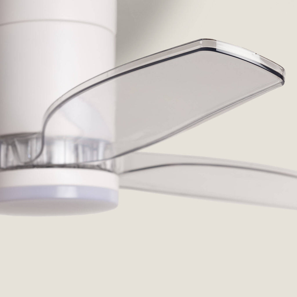 Ventilador de Techo Silencioso Angistri Blanco 132cm Motor DC