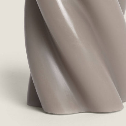 Dos Velas de Cera Decorativa LED con Diseño Ondulado Velia