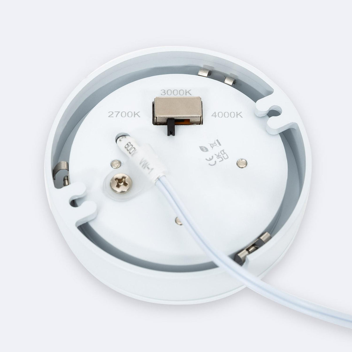 Downlight Plafón LED Bajo Mueble 3W 12V DC Circular  Ø70 mm