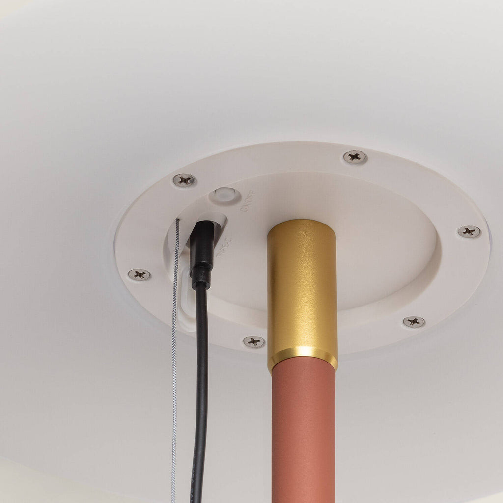 Lámpara de Pie Solar Exterior LED 2.6W Aldana