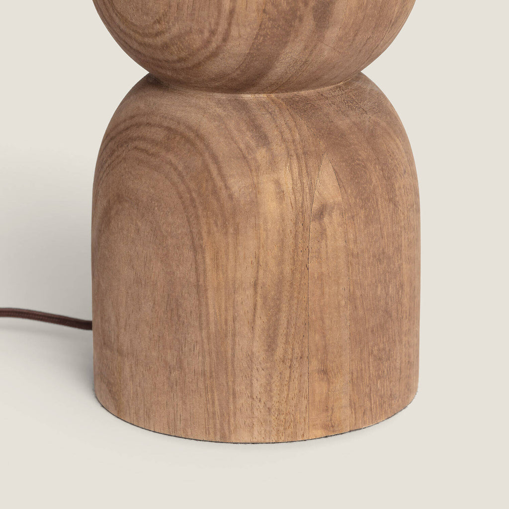 Lámpara de Mesa Madera Dallas