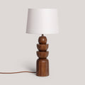 Lámpara de Mesa Madera Adah ILUZZIA