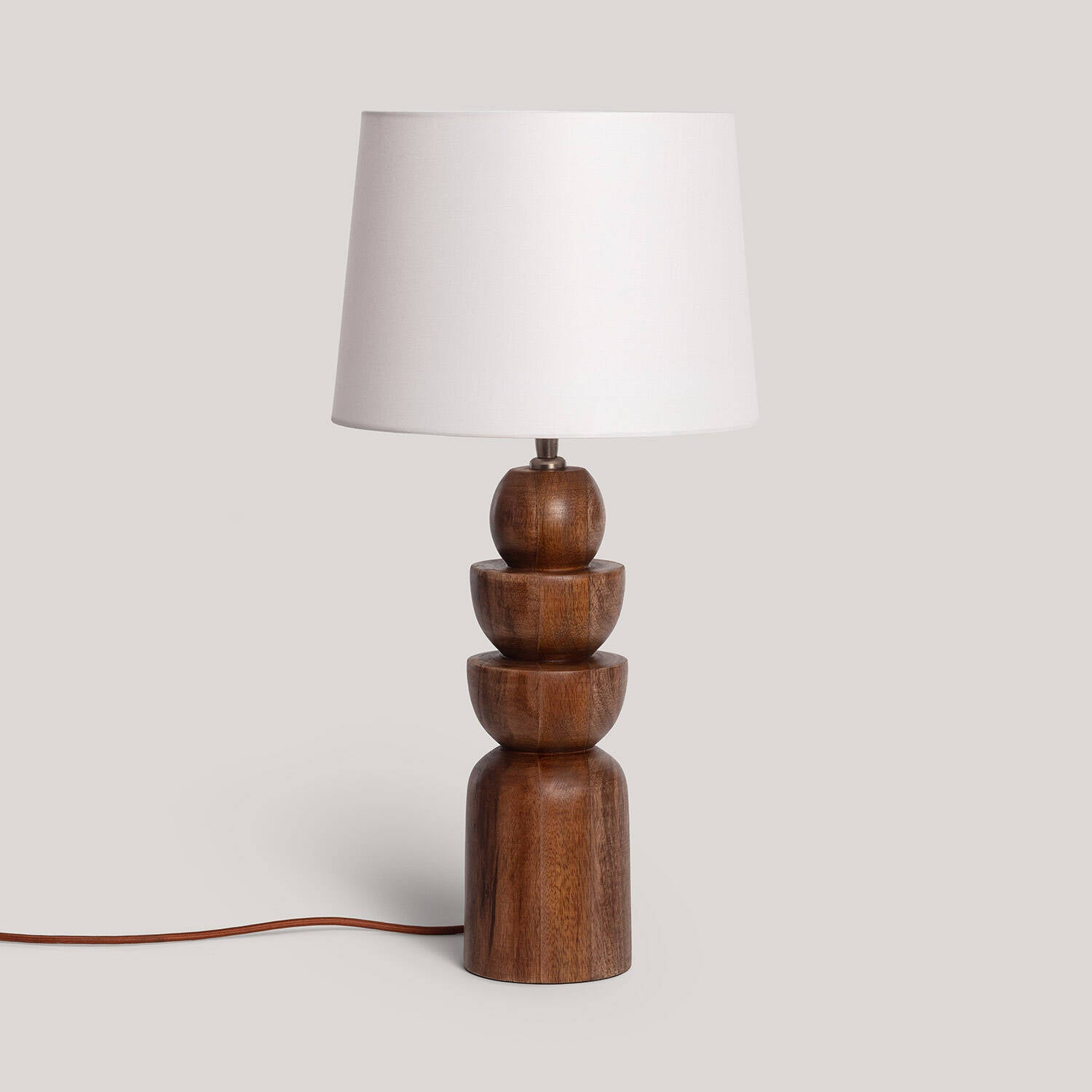 Lámpara de Mesa Madera Adah ILUZZIA