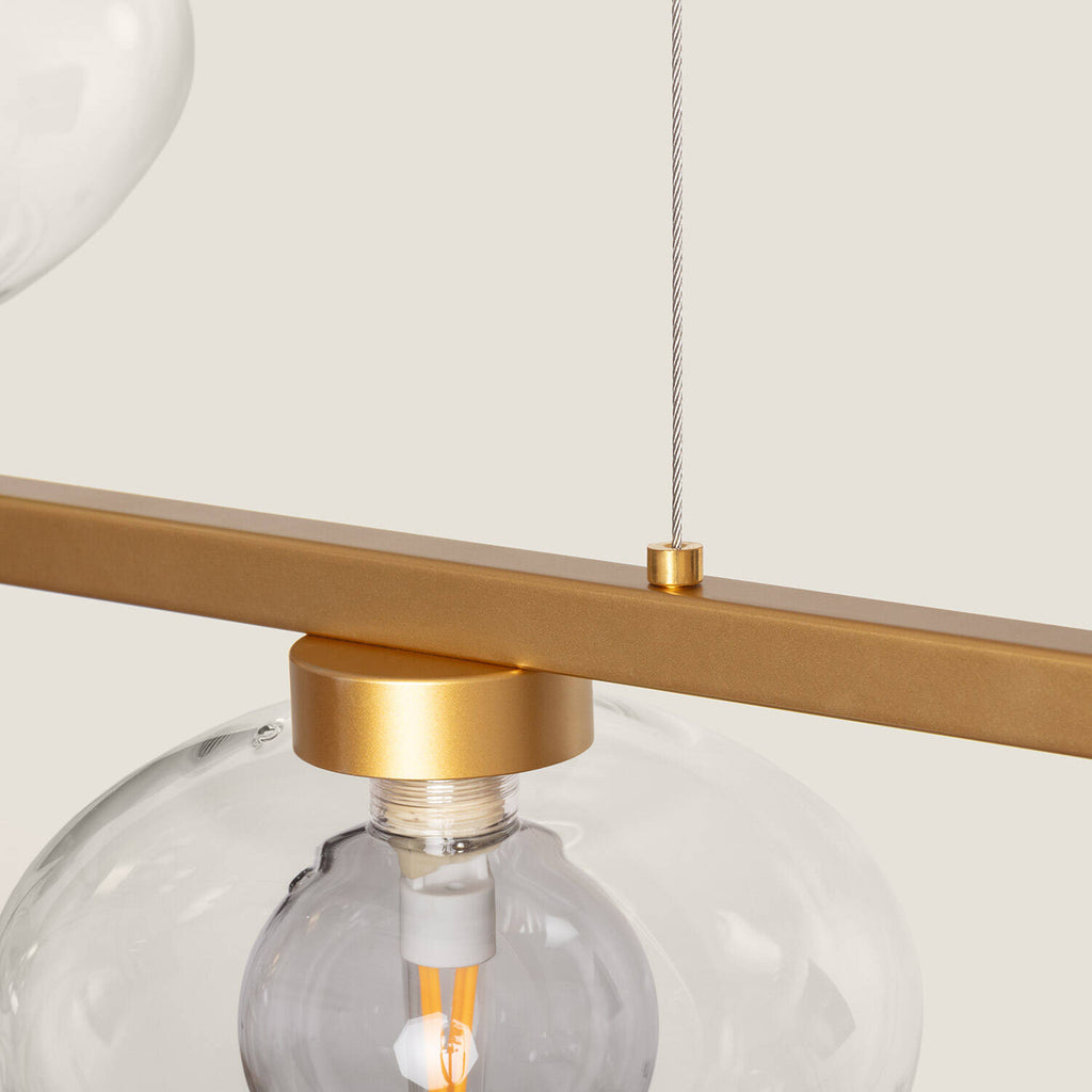 Lámpara Colgante Aluminio Hassi 5 Focos