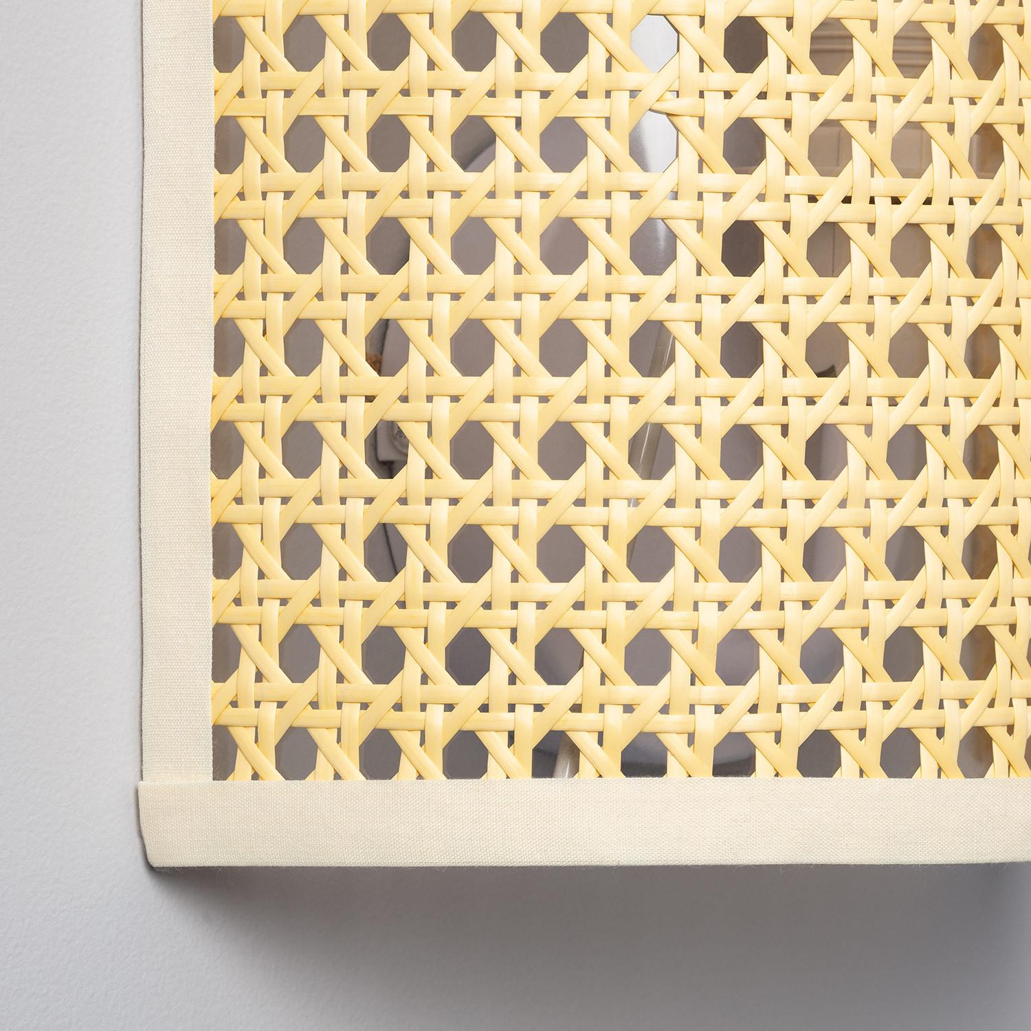 Aplique de Pared de Ratán Karibu