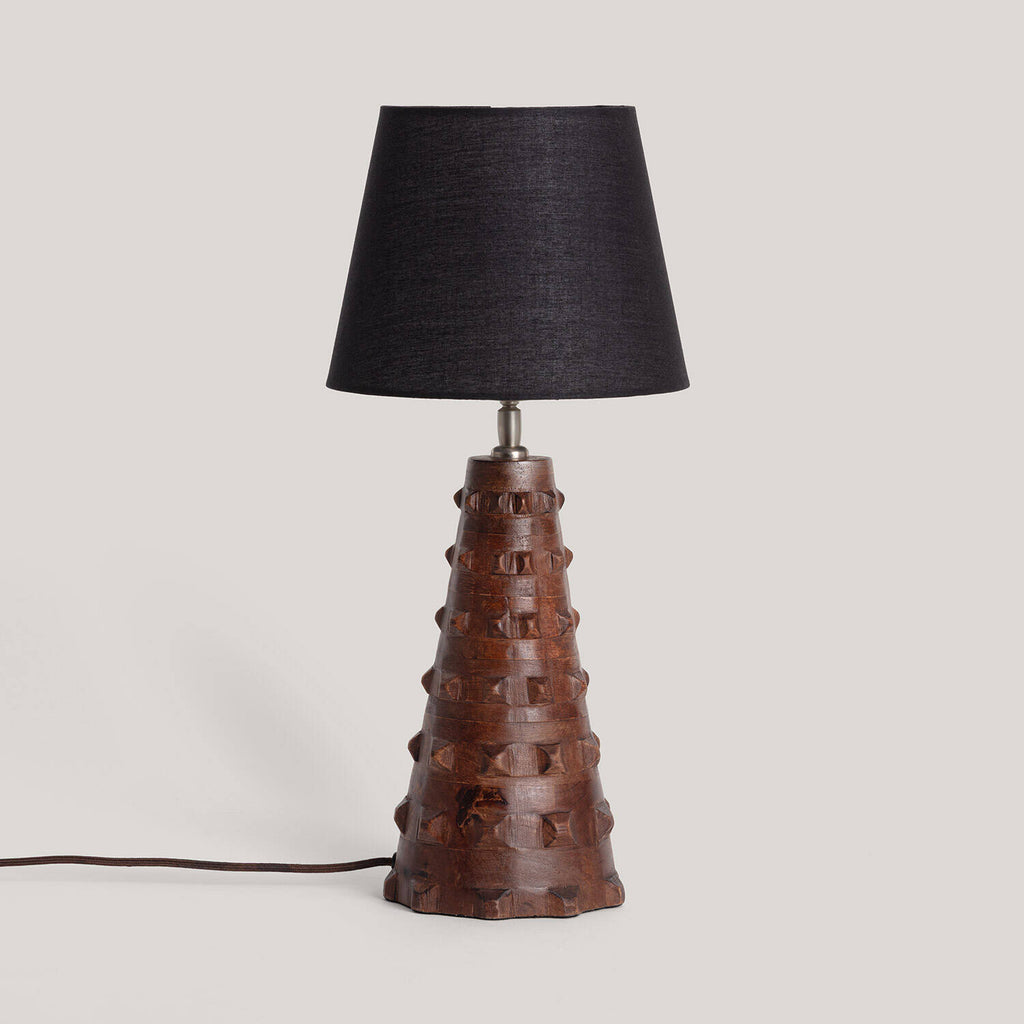 Lámpara de Mesa Madera Samesh ILUZZIA