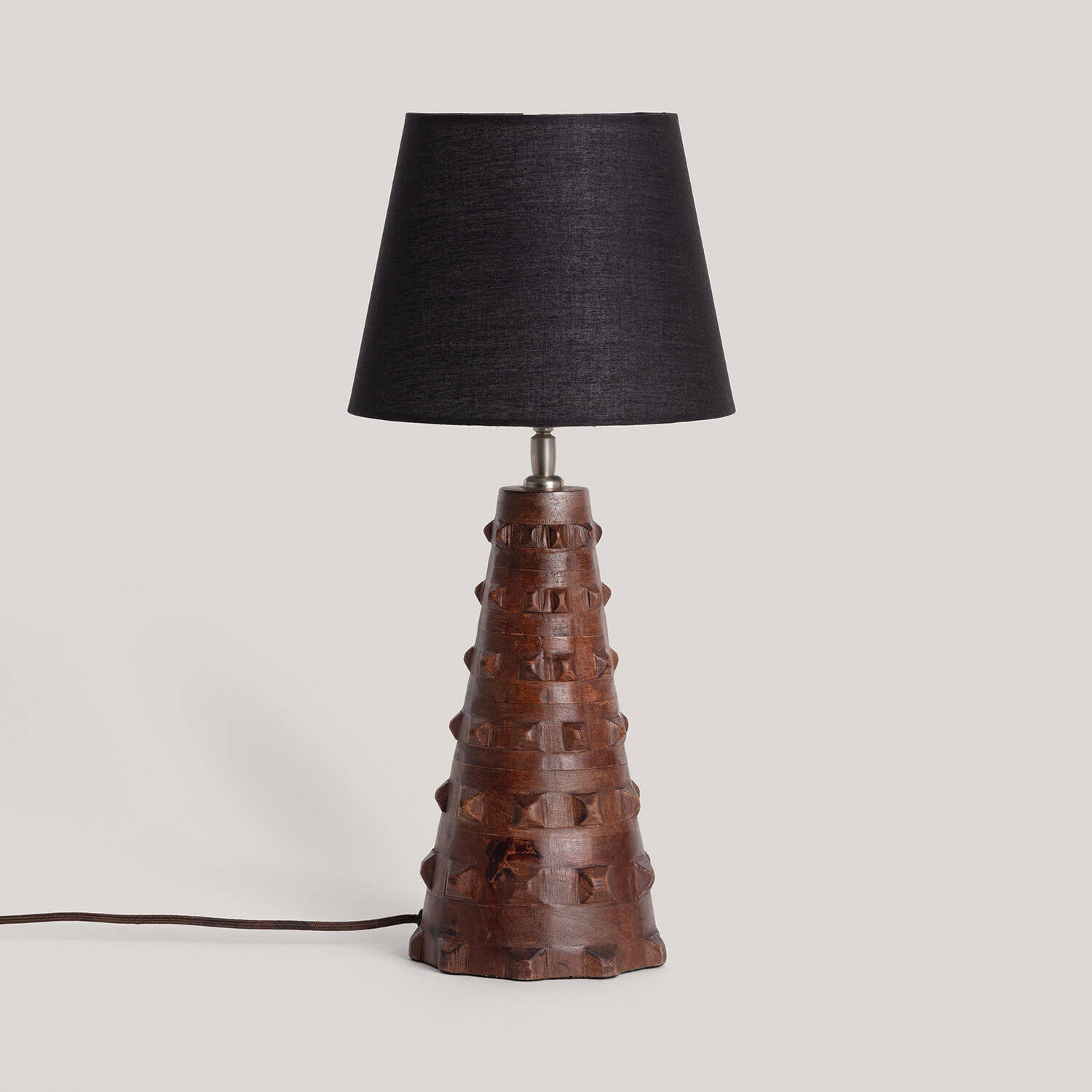 Lámpara de Mesa Madera Samesh ILUZZIA